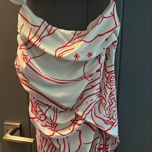 NWT Christopher Esber - Sculpted Twisted Tank Dress In Odyssey Print - Picture 8 of 13